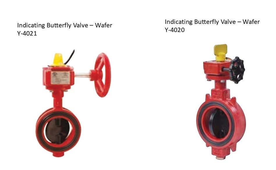 DUYAR Wafer Indicating Butterfly Valve
