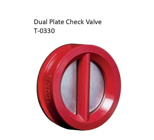DUYAR Wafer Dual Plate Check Valve