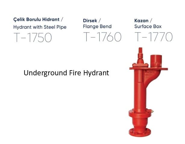 DUYAR Underground Fire Hydrant Set