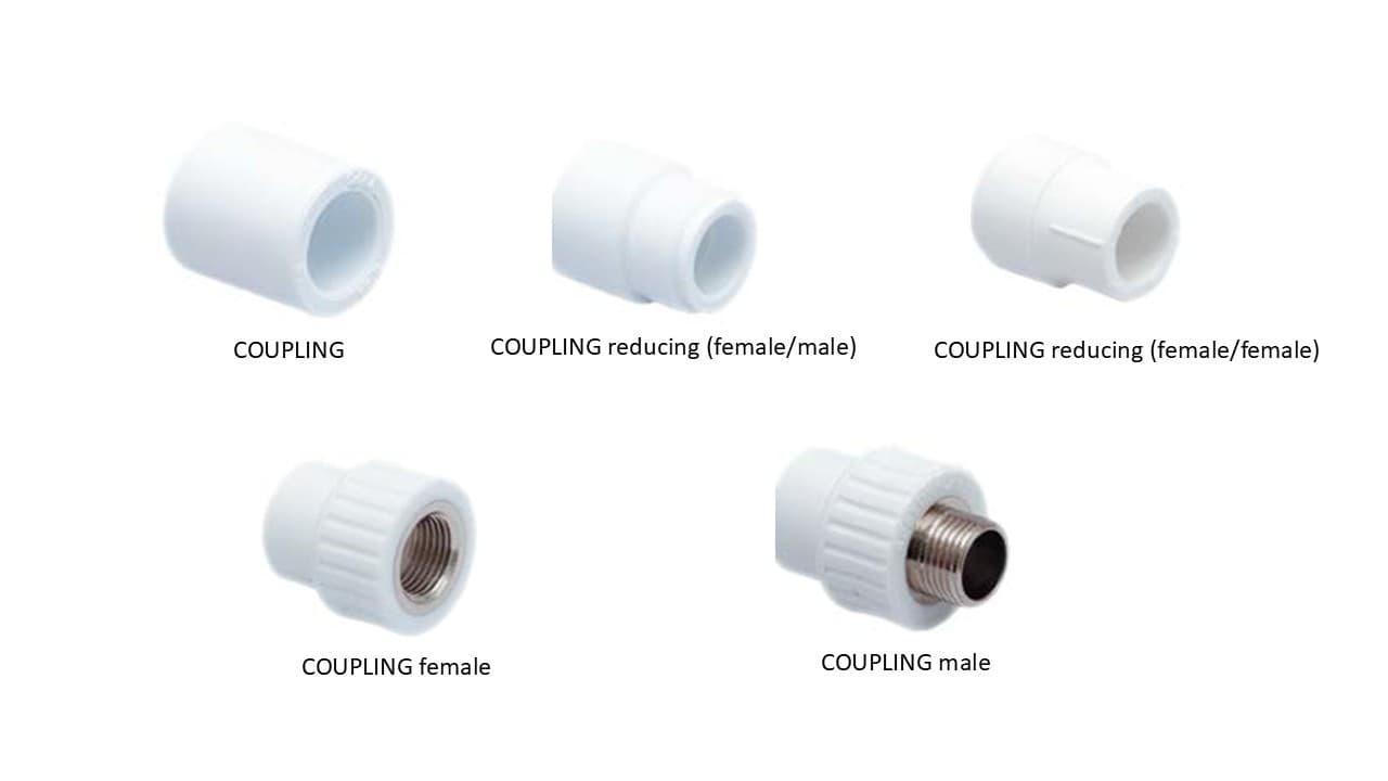 RTP PPR Couplings and Adaptors