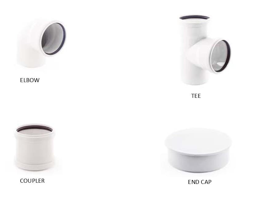 Low-Noise PP Soil and Waste Fittings by RTP